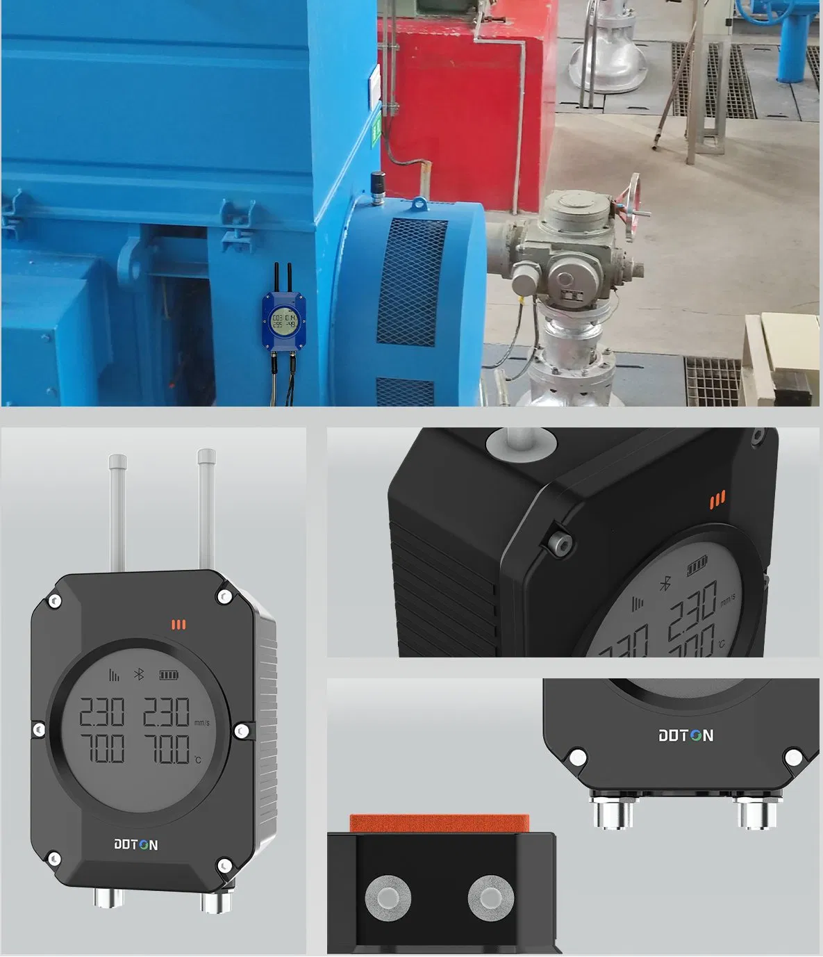 Wt81m Wireless Vibration Data Acquision Wireless Condition Monitoring System for Machinery Predictive Maintenance