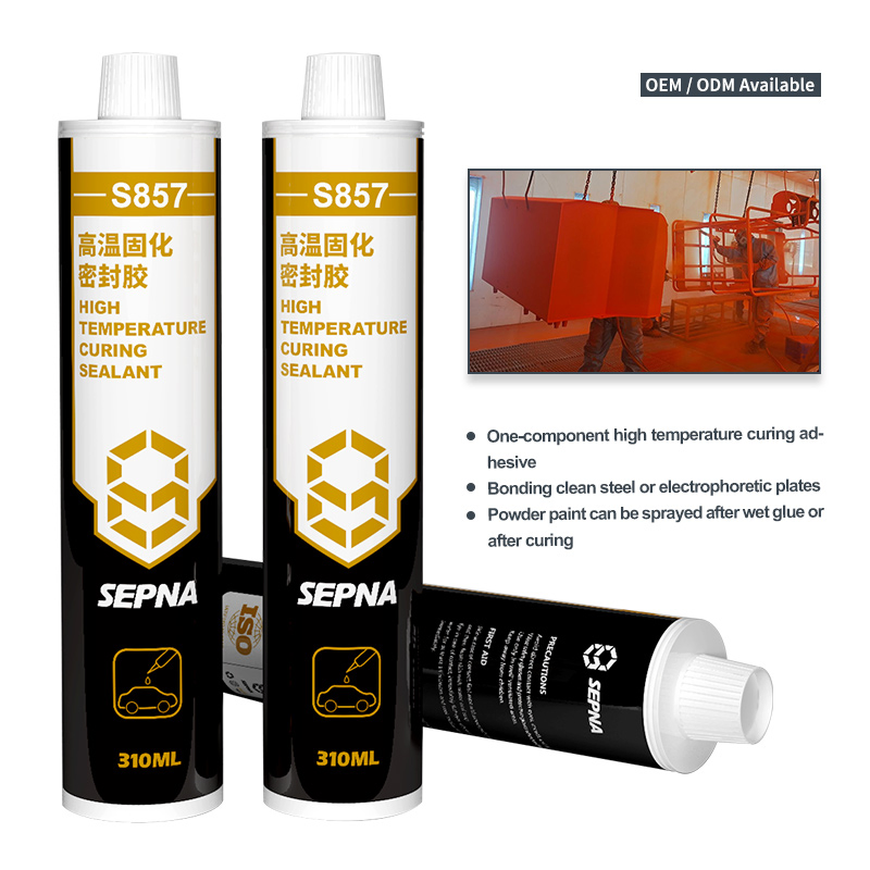 One Component Soldering Seam Heat Curing Adhesive Sealant 200 Degress Resistance