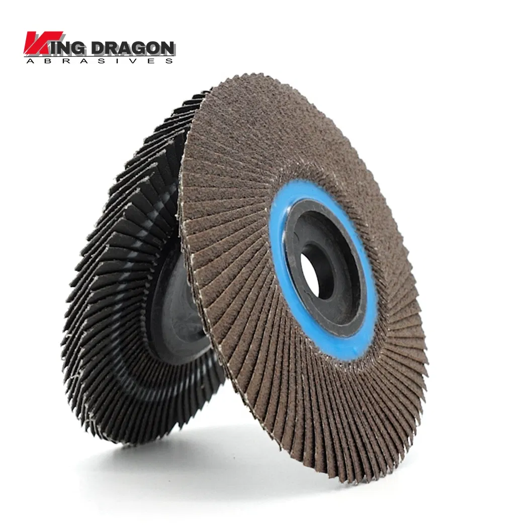 7" Abrasive Flower Shape Flexible Flap Discs Alumina Oxide Hardware Tools Grit 80 T27 High Performance for Rust Removal