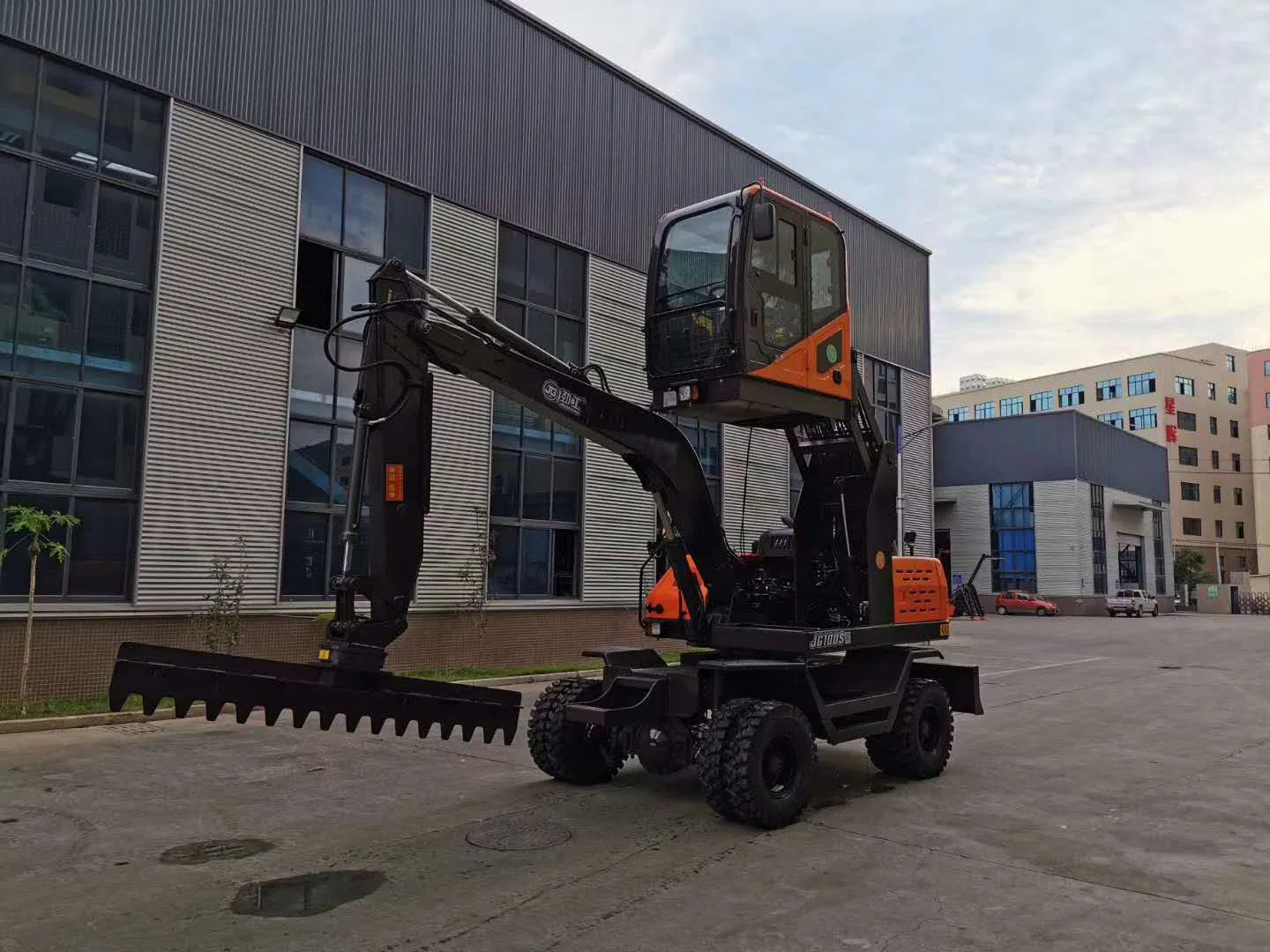 New Jinggong Customized China Material Leveler Leveling Rake Construction Machinery Maintenance