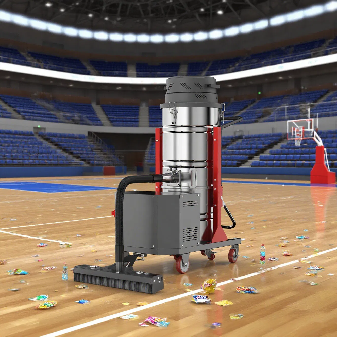 HEPA Filter Industrial Vacuum Cleaner for Cement Concrete Floor Dust Extraction