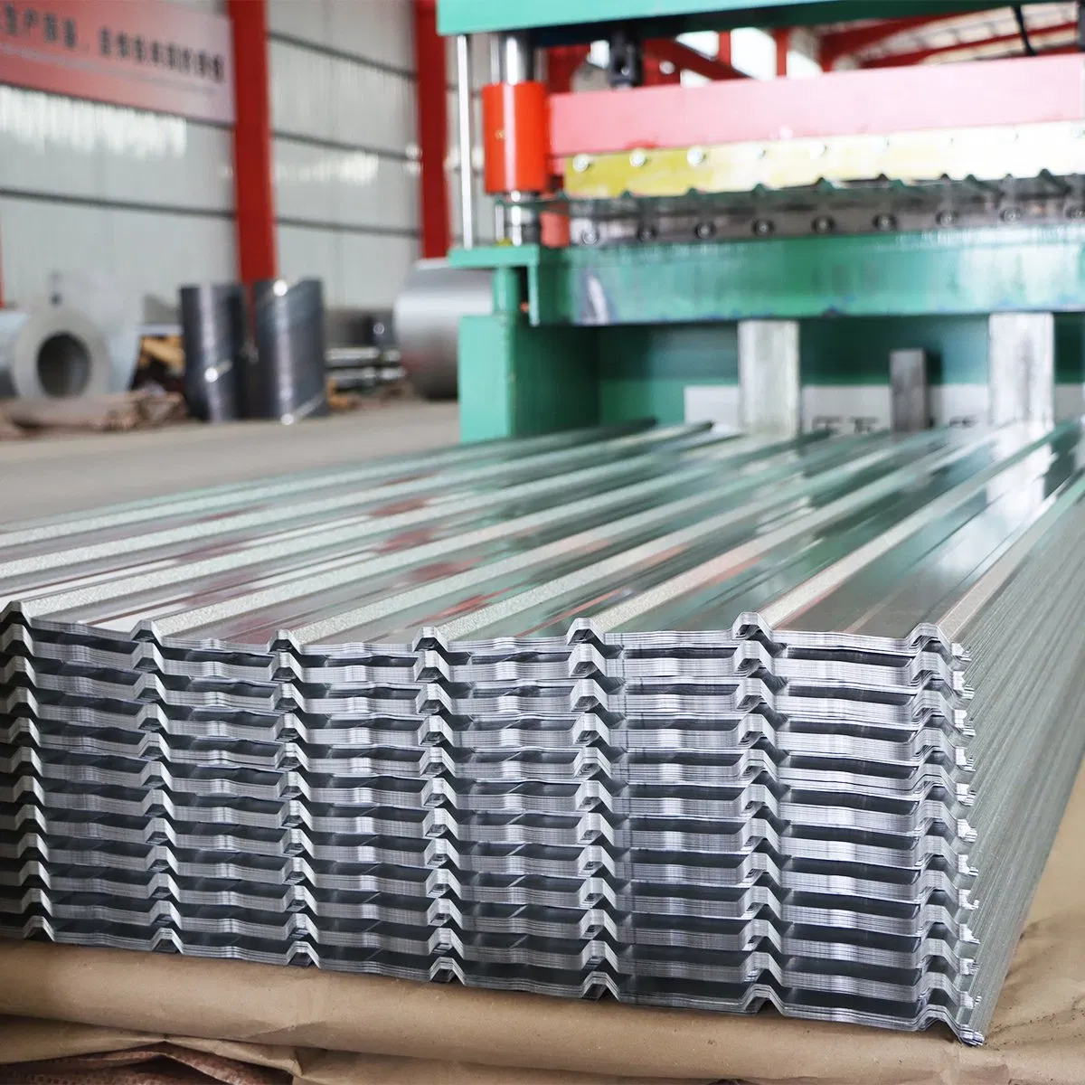 Aluminum Premium Prepainted Galvanized Metal Ibr Corrugated Color Coated Aluzinc Chromadek Aluminium Steel Roofing Roof Sheets for Outdoor Use Factory Price
