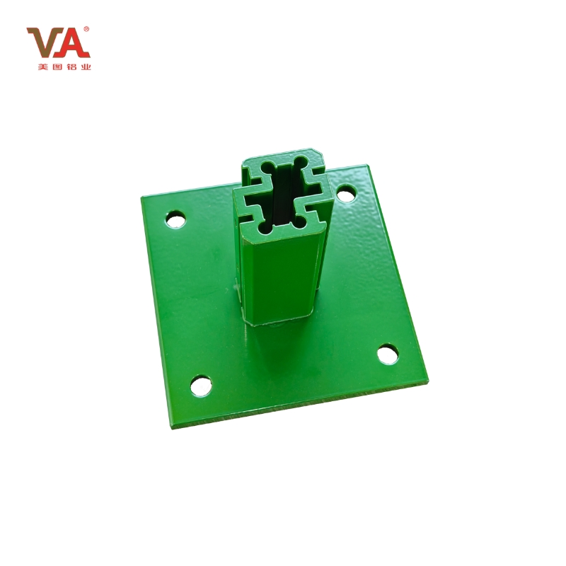 High - Strength Aluminum Column with Stable Base and Corrosion Resistance