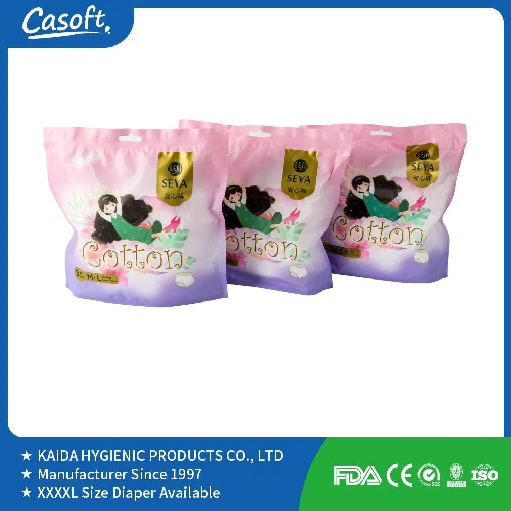 Casoft CE FDA Bedwetting Underwear Girls/Lady Period Pants/ Woman Sanitary Napkin Pants/Lady Menstrul Pants/Underwear
