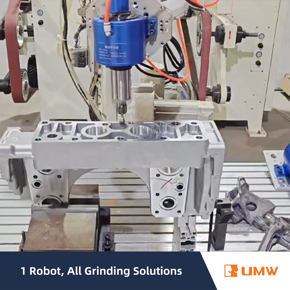 6-Axis Industrial Grinding for Auto Wheel Hubs with Robotic Grinder Full-Posture Compensation IP65