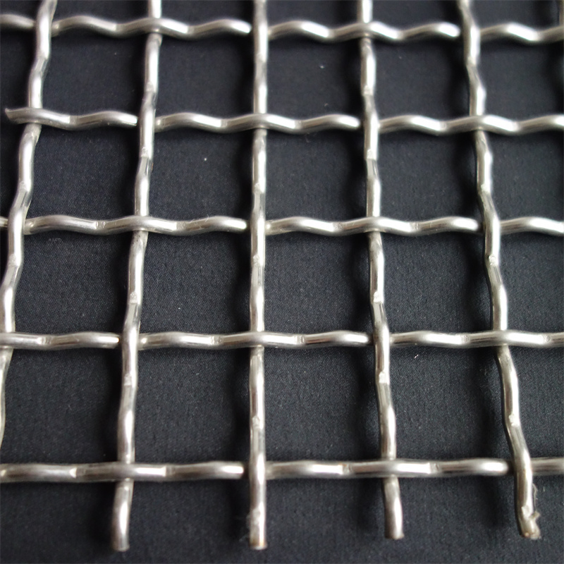 3X3 Mesh 304 Ss 316 Net Woven Metal Stainless Steel Wire Crimped Mesh