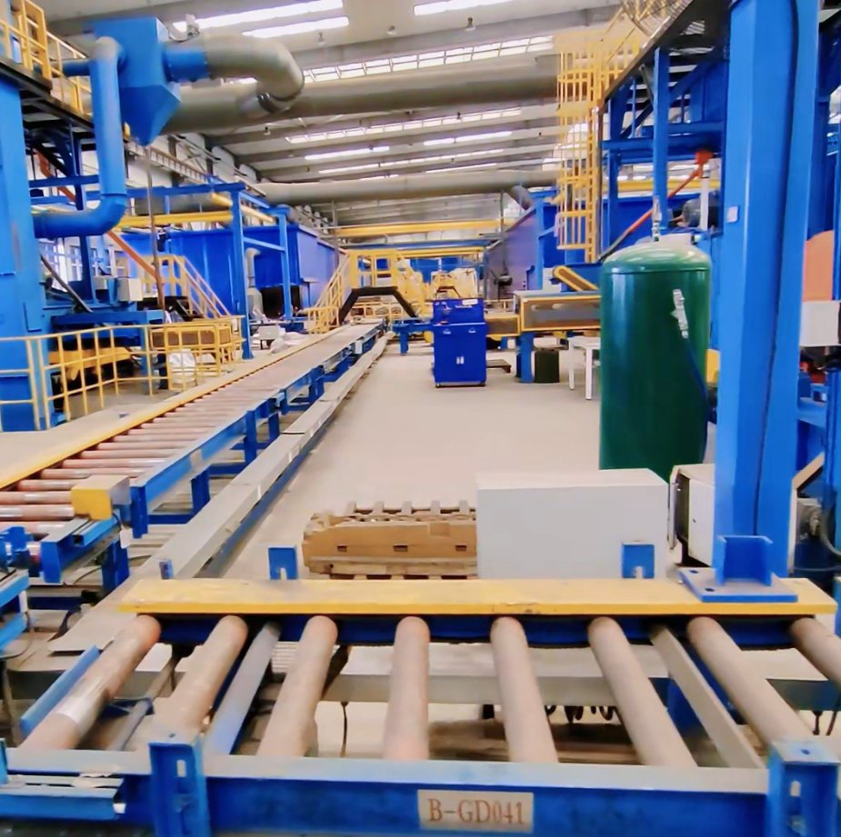 Smart Finishing Casting Processing System for Engine Parts with Robotic Handling Defect Detection