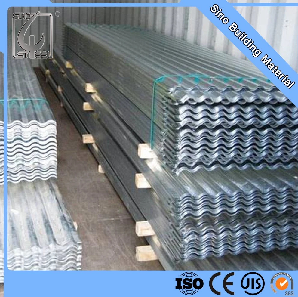 Roof Steel Material Dx51d, Dx52D, Dx53D Zinc Coated Corrugated Galvanized Steel Roofing Sheet Plate