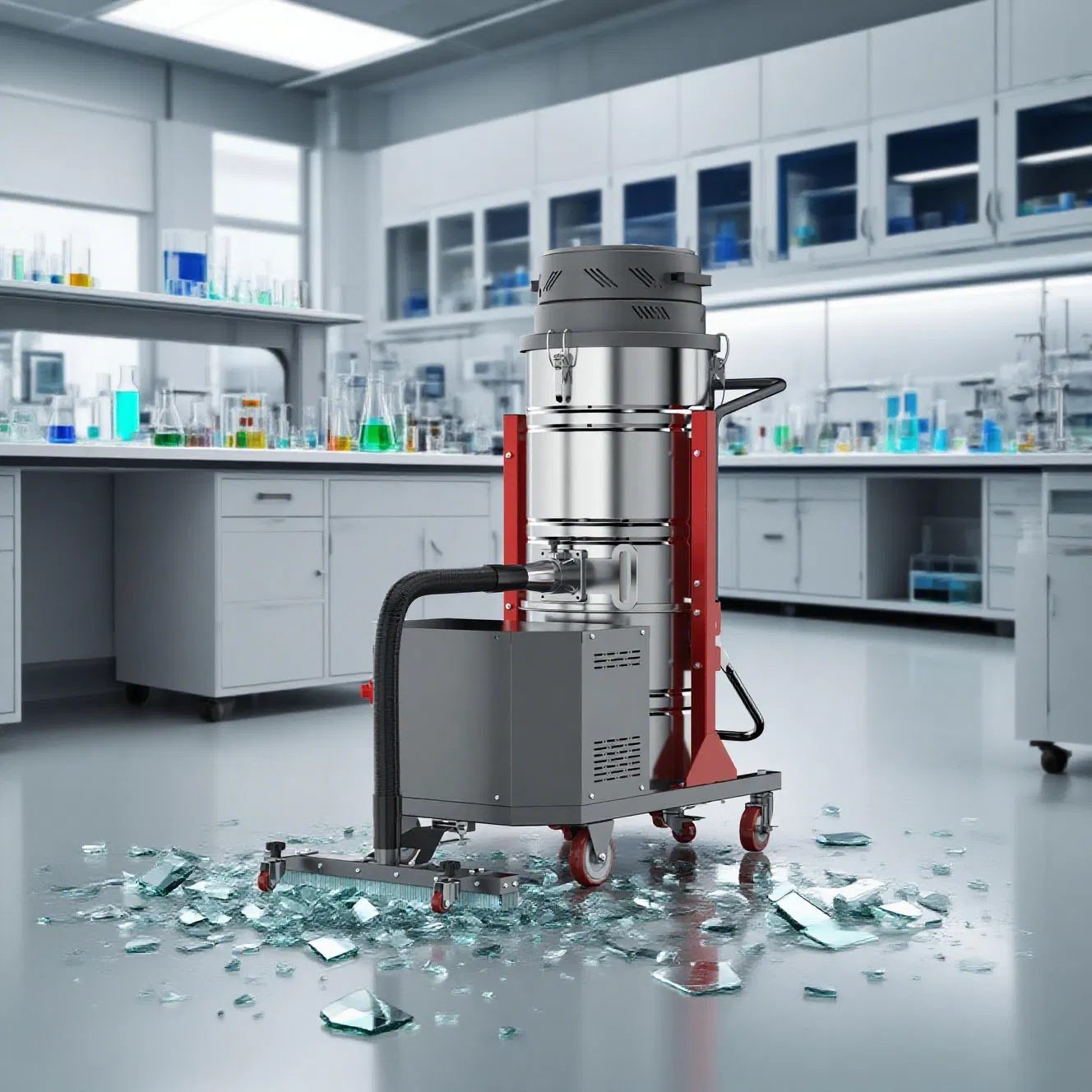 HEPA Filter Industrial Vacuum Cleaner for Cement Concrete Floor Dust Extraction