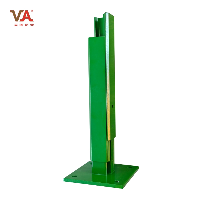 High - Strength Aluminum Column with Stable Base and Corrosion Resistance