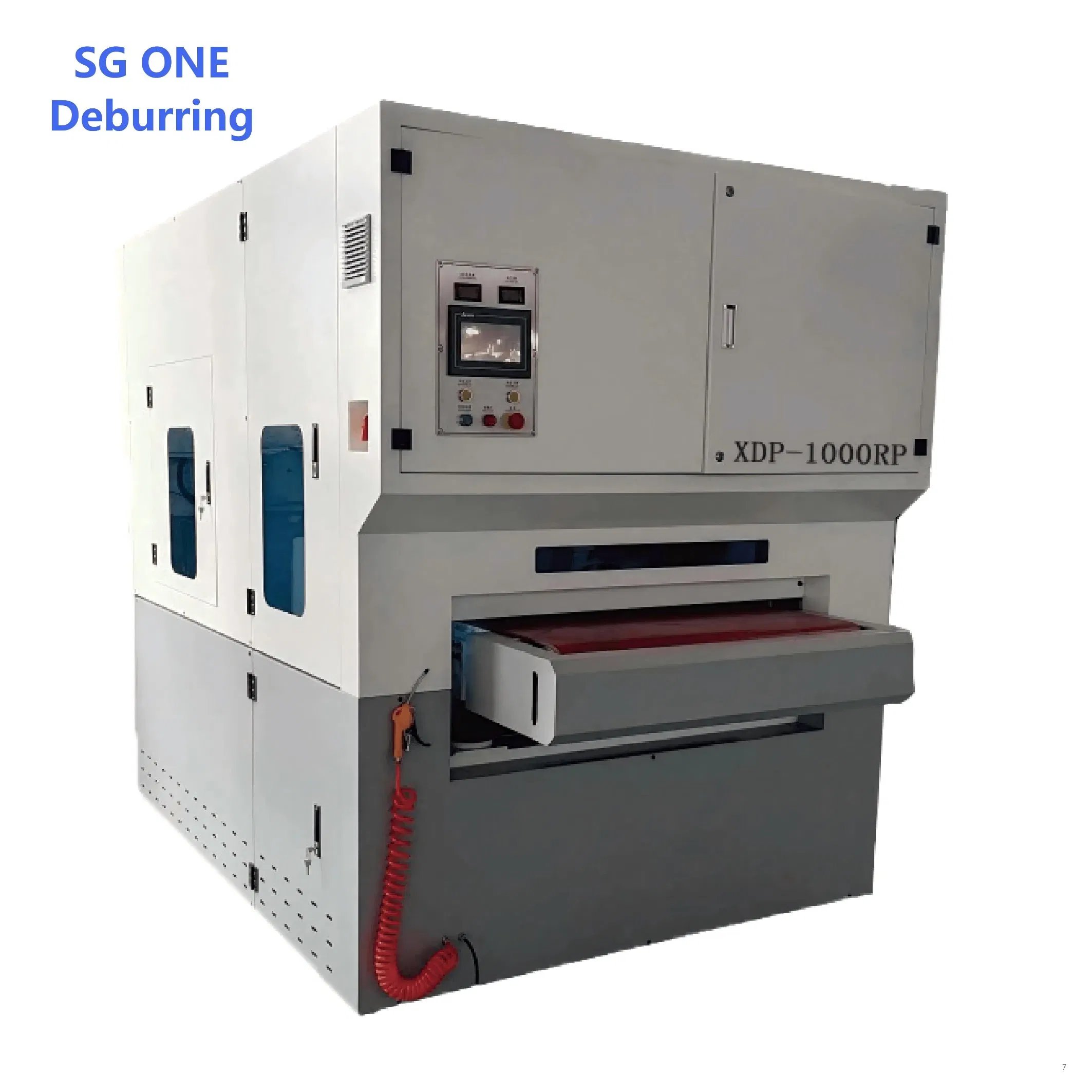 Smart Thin-Gauge Deburring Machine Metal Finisher Combining Automated Edge with Programmable Surface Brushing Patterns