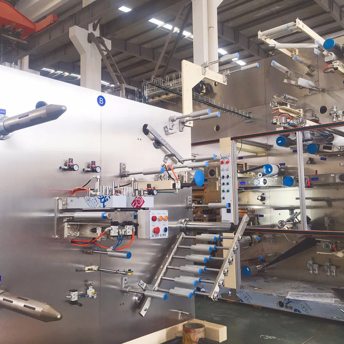 Full Auto 85% Efficiency Air Pressure Baby Diapers Production Line 0.01% off