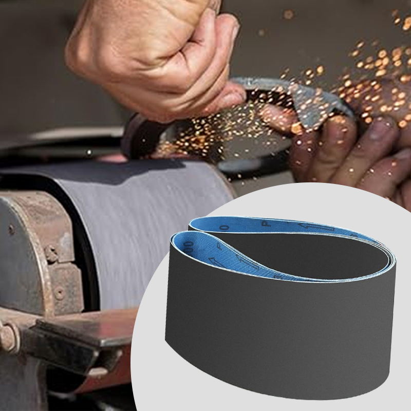 Kx456 Abrasive Belt with Sillcon Carbide for Steel Metal Grinding