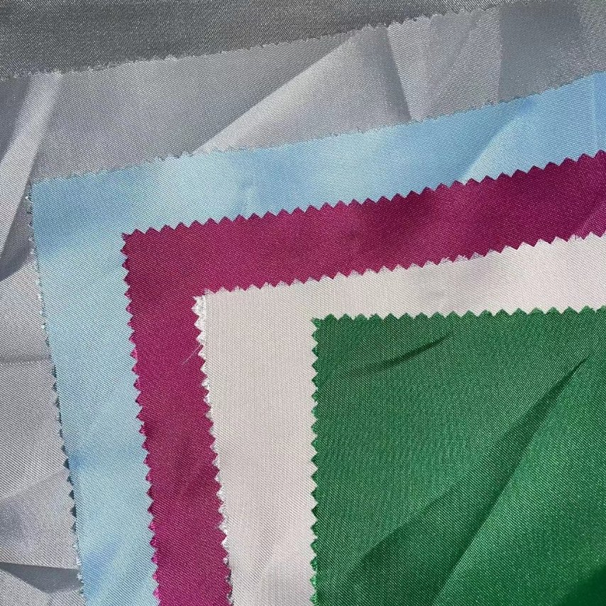 High Quality 100% Polyester 150glm Solid Color Satin 150cm