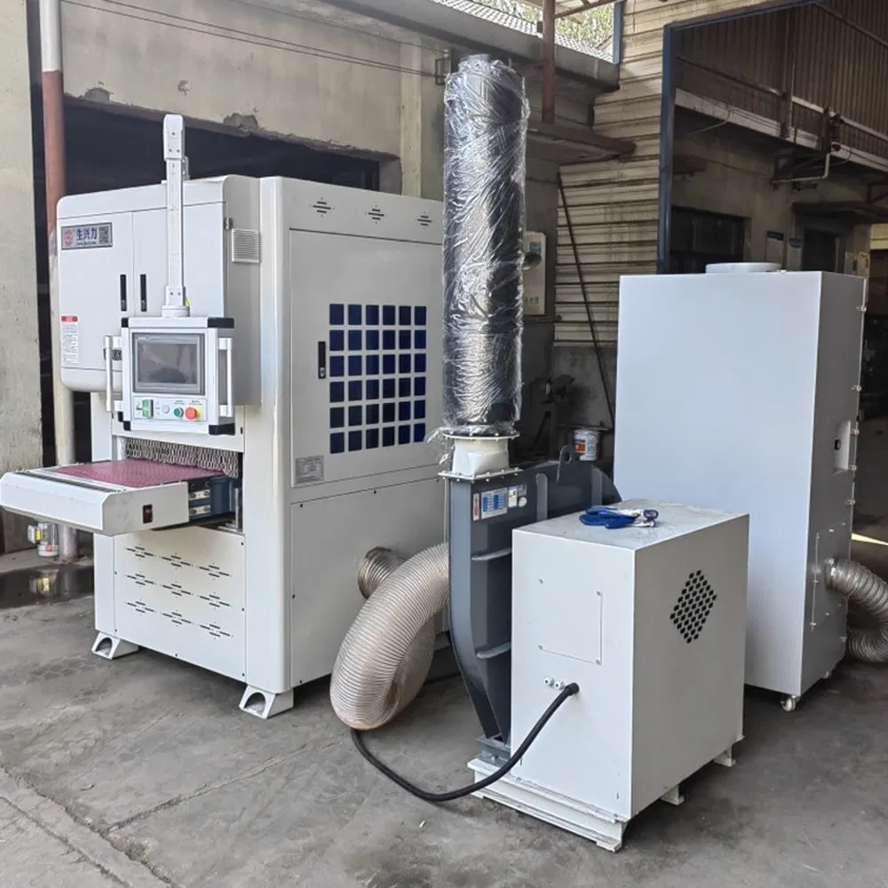 Wx600 600mm Customized Working Thickness Sheet Metal Deburring Machine