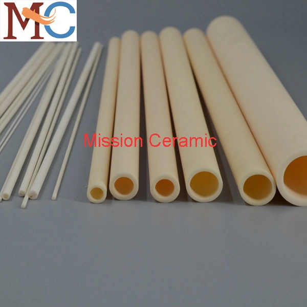 Industrial 95% 99.7% Al2O3 Alumina Ceramic Tube