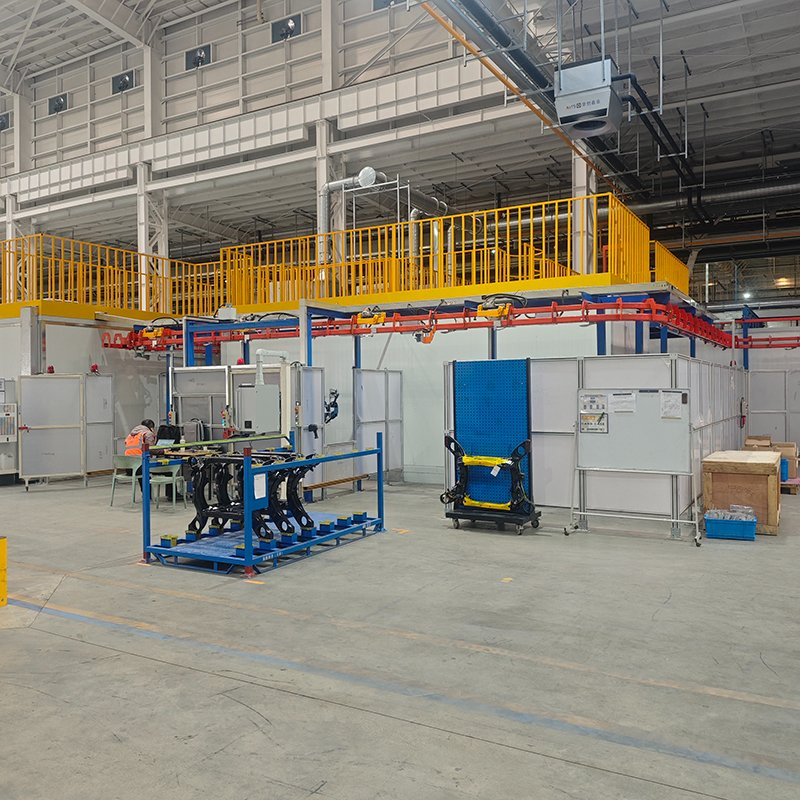 High Efficiency Deposition Spraying Production Line Spray Painting Equipment