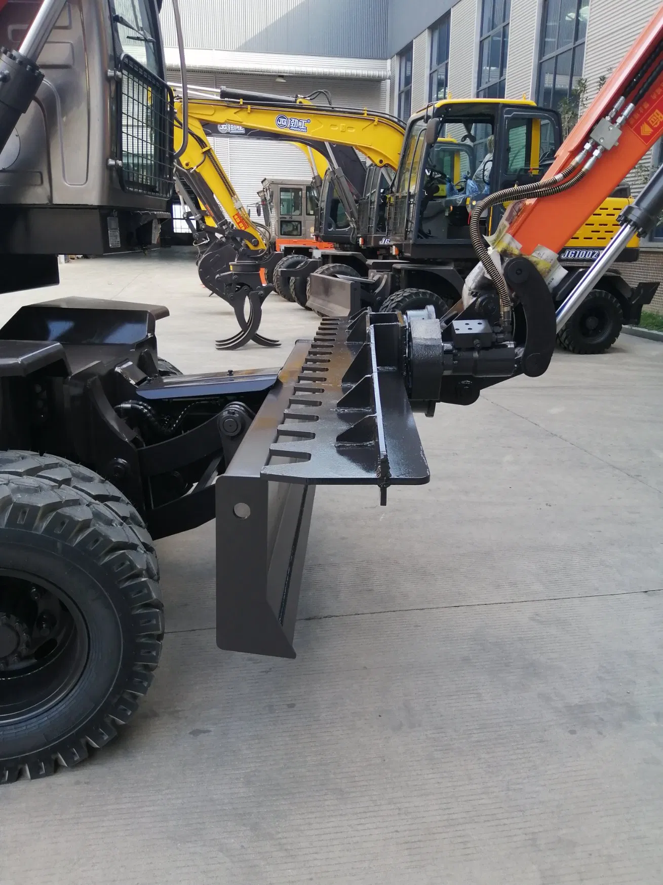 New Jinggong Customized China Material Leveler Leveling Rake Construction Machinery Maintenance