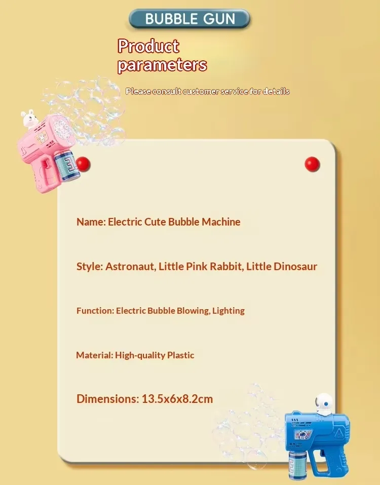 Pistola de Bolhas 11