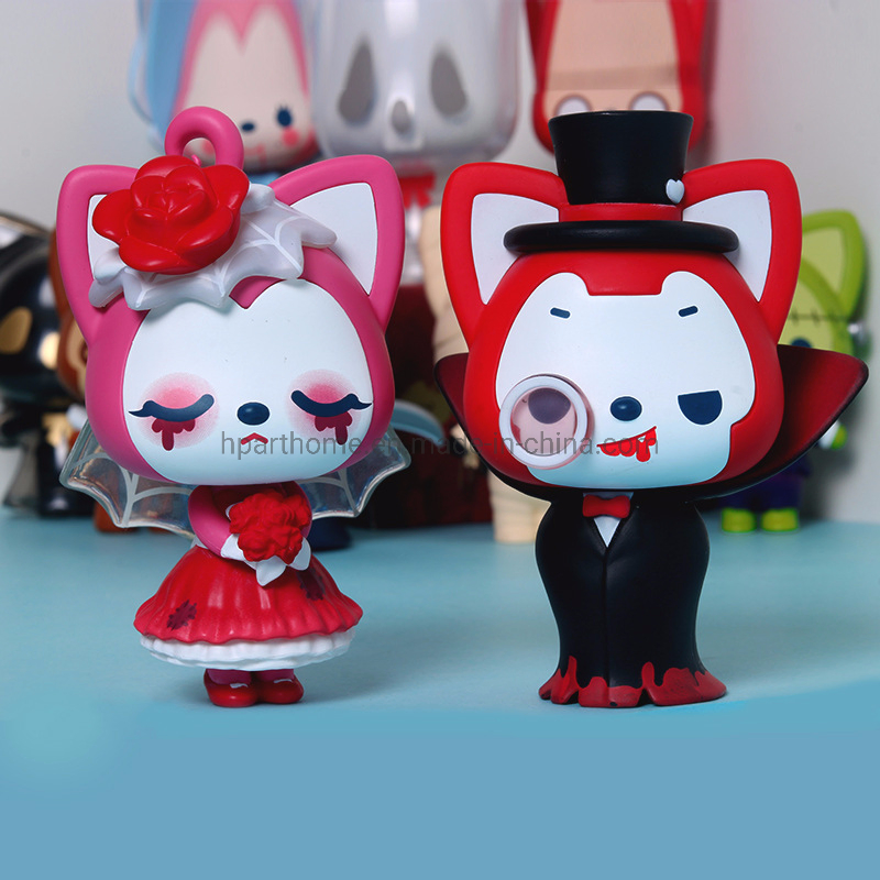 Brinde promocional figura de ação de plástico PVC da série de personagens de anime Ahri