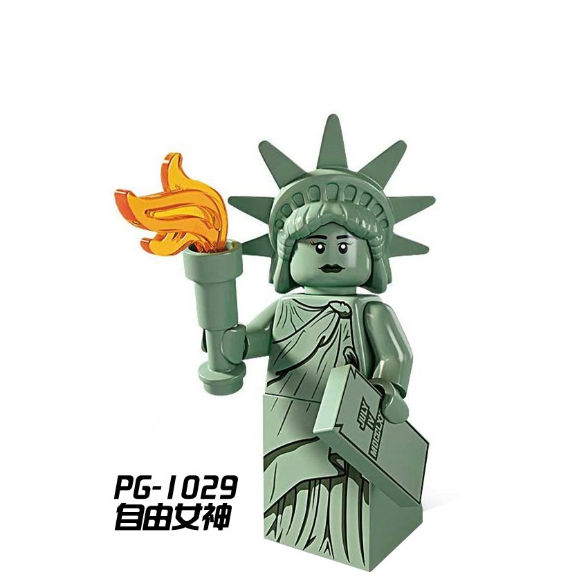 Figura Mini Colecionável de Cartoon Pump Montar Bloco de Construção Brinquedo de Plástico (PG8061)