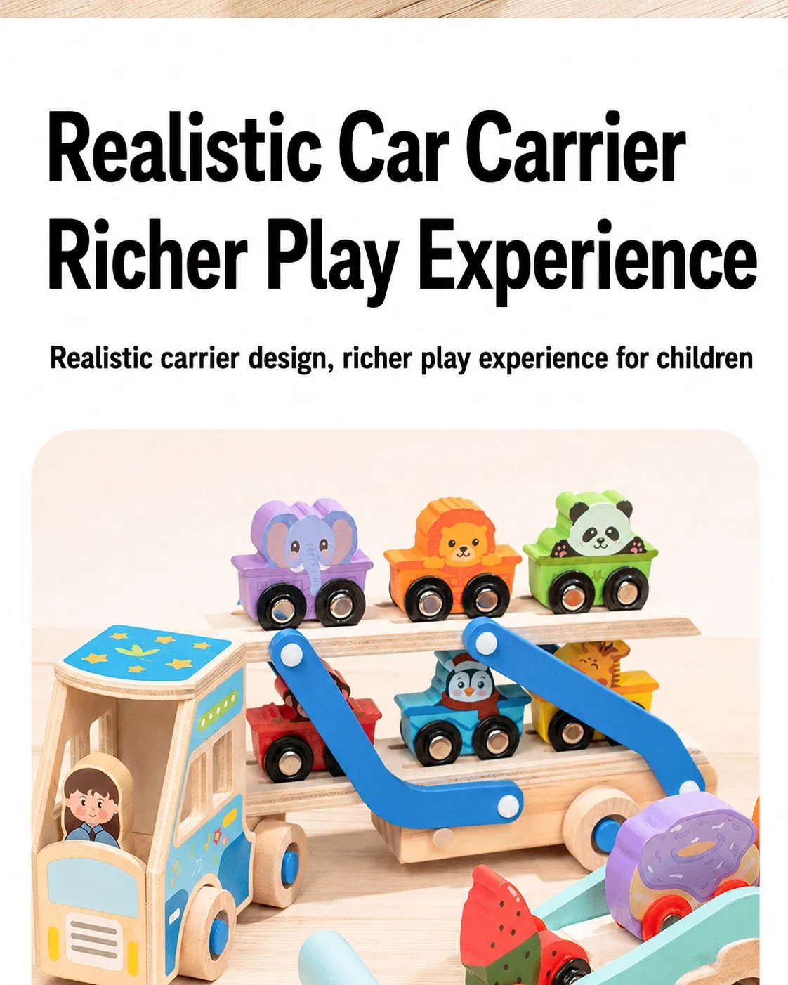 Atacado Personalizado 1/16 Caminhão de Entrega de Plástico para Construção Semi Metálico de Madeira RC Caminhão Monstro Tipper de Lixo Brinquedo Carro Fábrica