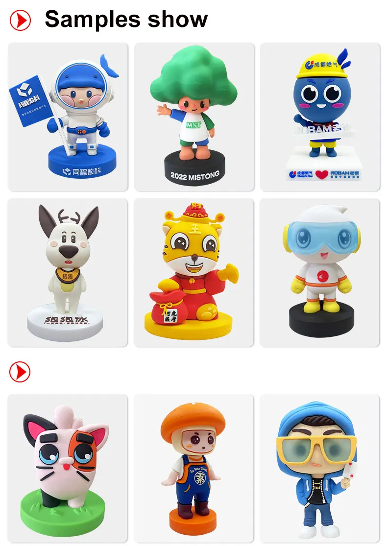Figuras de Ação de Anime Atacado em PVC Plástico