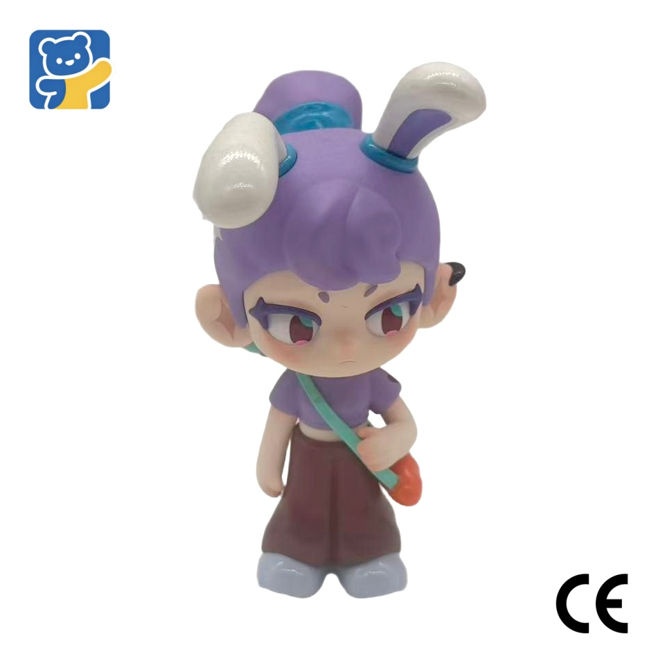 Brinquedos de Anime Resistentes a Manchas e de Fácil Limpeza, Brinquedos por Atacado para Caixa Cega de Shopping, Caixa de Presente Personalizada e Embalagem Ecológica de Brinquedos de Plástico