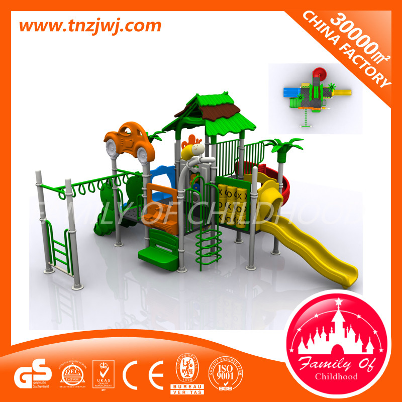 Brinquedos de playground de plástico para crianças brincarem ao ar livre