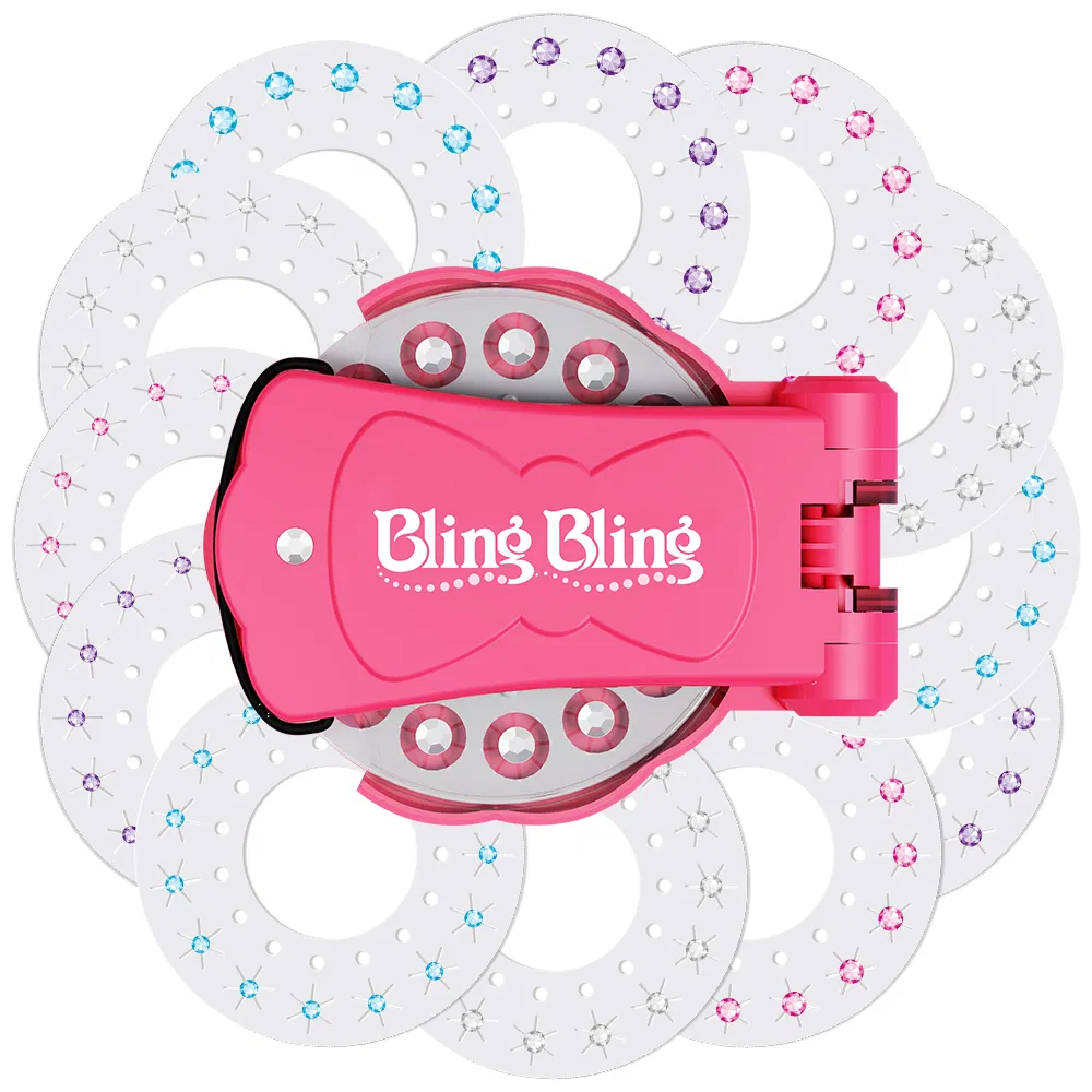 Últimos Brinquedos de Maquiagem para Meninas com Brilho de Cabelo de Plástico, Novo Design, Juguetes de Moda