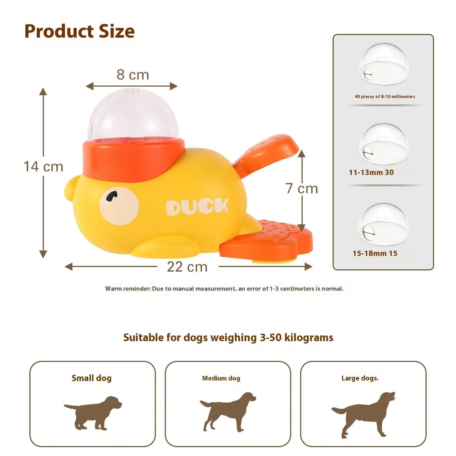 Comedouro de Plástico Ecológico para Gatos e Cães com Brinquedo de Pato Divertido