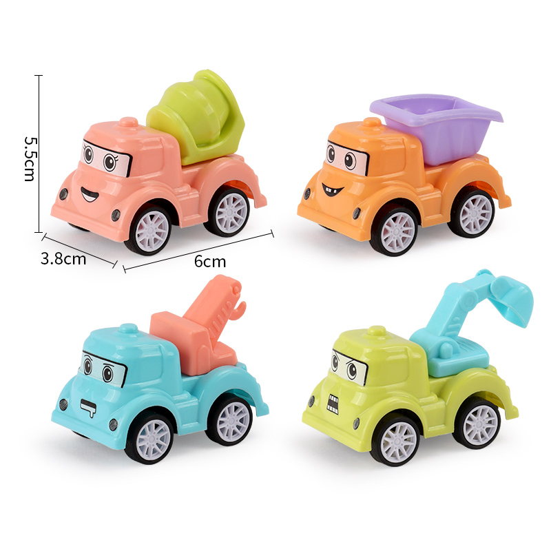 Brinde promocional pequeno carro de brinquedo de plástico com puxar para trás avião de brinquedo