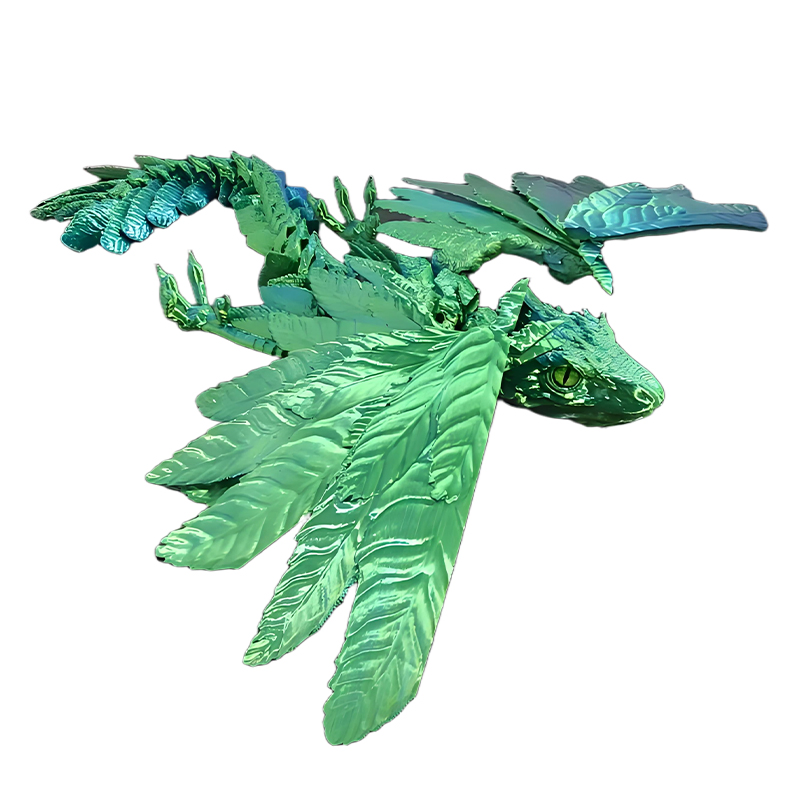 Brinquedos de Estresse Protosaurus Dino de Plástico PLA Ecológico, Brinquedo Fidget Dragão