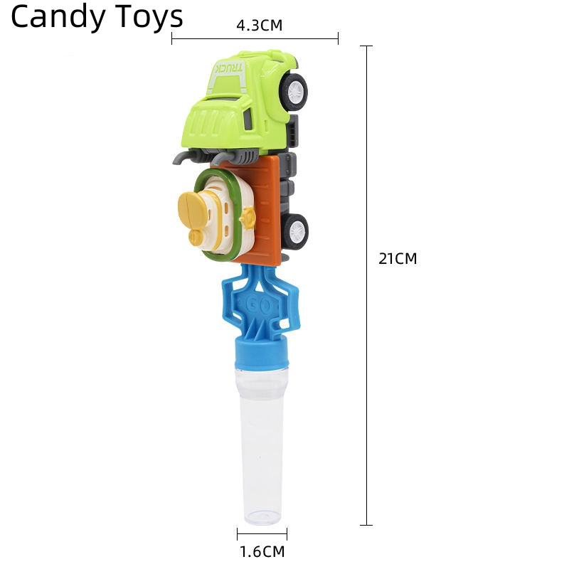 Brinquedo de Veículo de Ejeção Promocional Engraçado Europeu, Cubo Vazio de Plástico, Brinquedo de Doce para Doce Macio