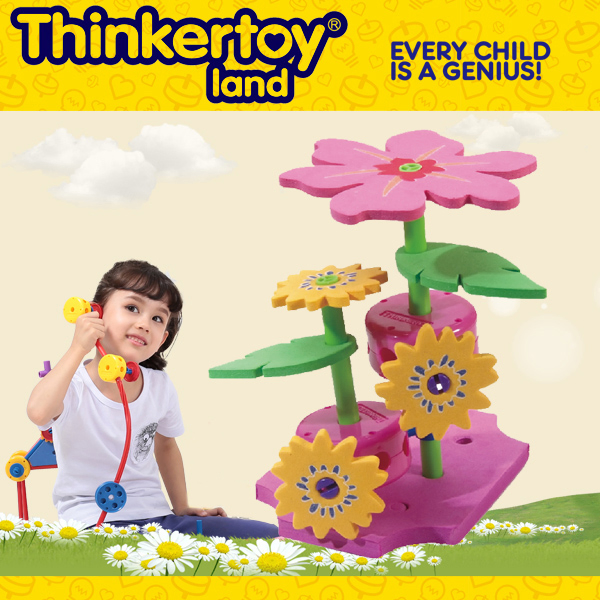 Brinquedo Educativo Mágico de Plástico Quebra-Cabeça Jardim de Flores