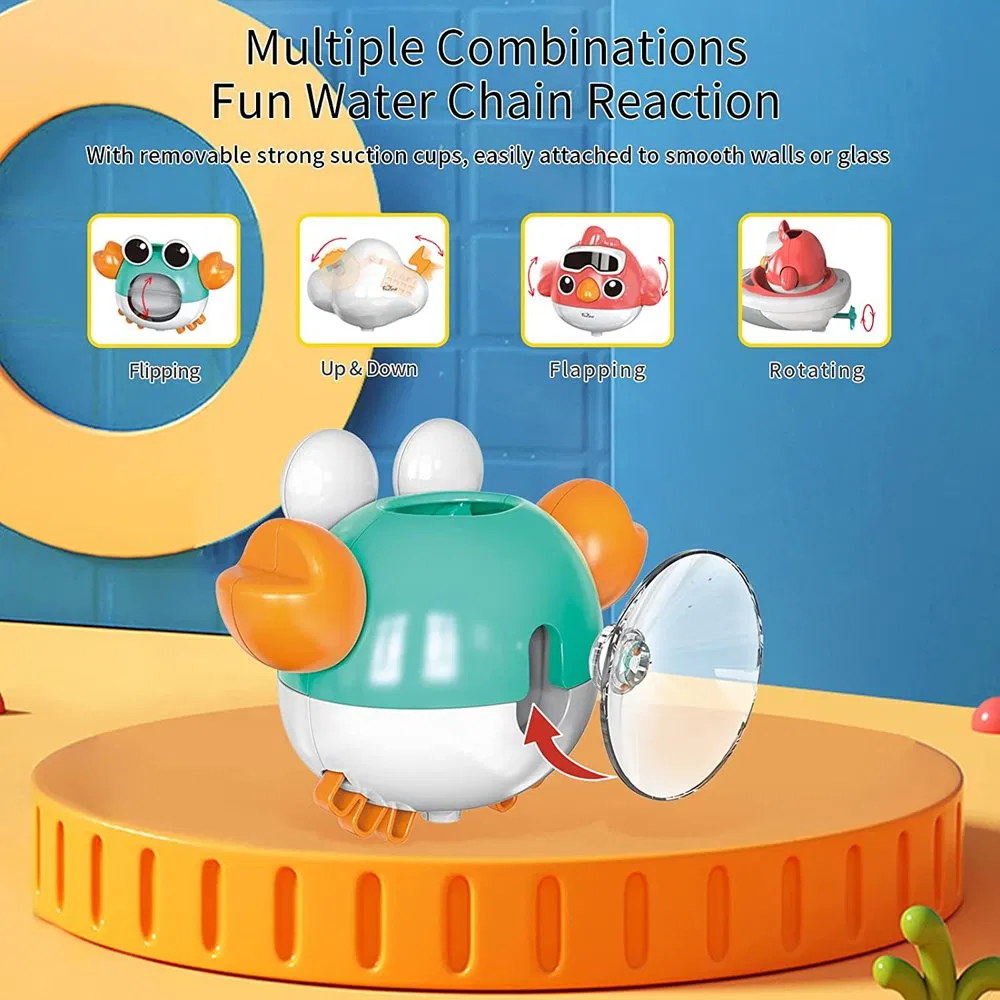 Conjunto de Brinquedos de Água para Banho Simulado Chuva Brinquedo de Plástico Fofo para Crianças