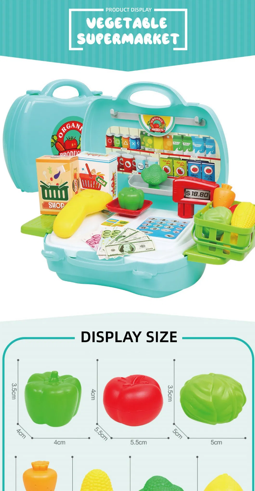 Conjunto de Brinquedos de Cozinha de Plástico