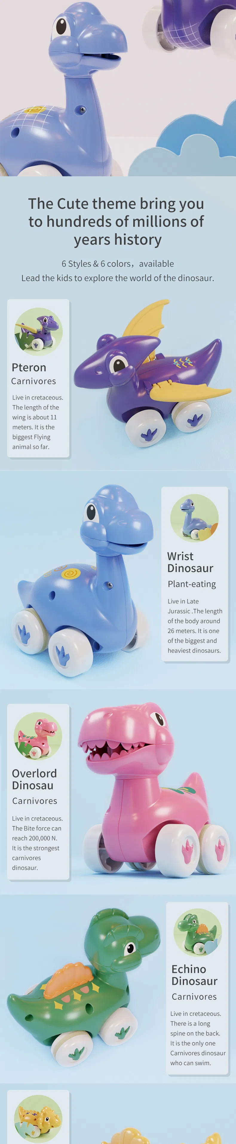 Brinquedos de Veículos de Dinossauro para Meninos e Meninas na Hora de Brincar