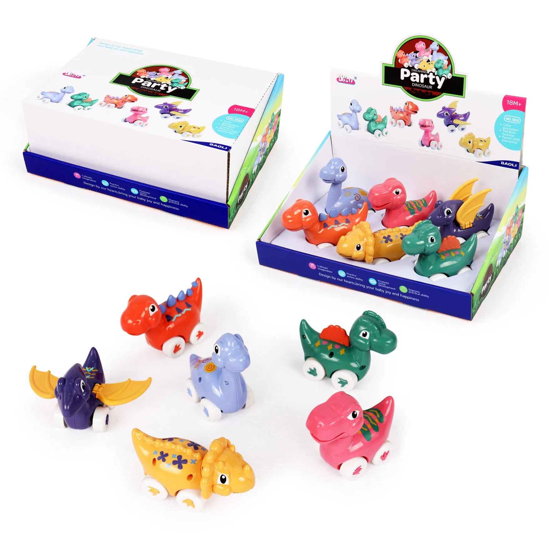 Brinquedos de Veículos de Dinossauro Baoli para Meninos e Meninas na Hora de Brincar