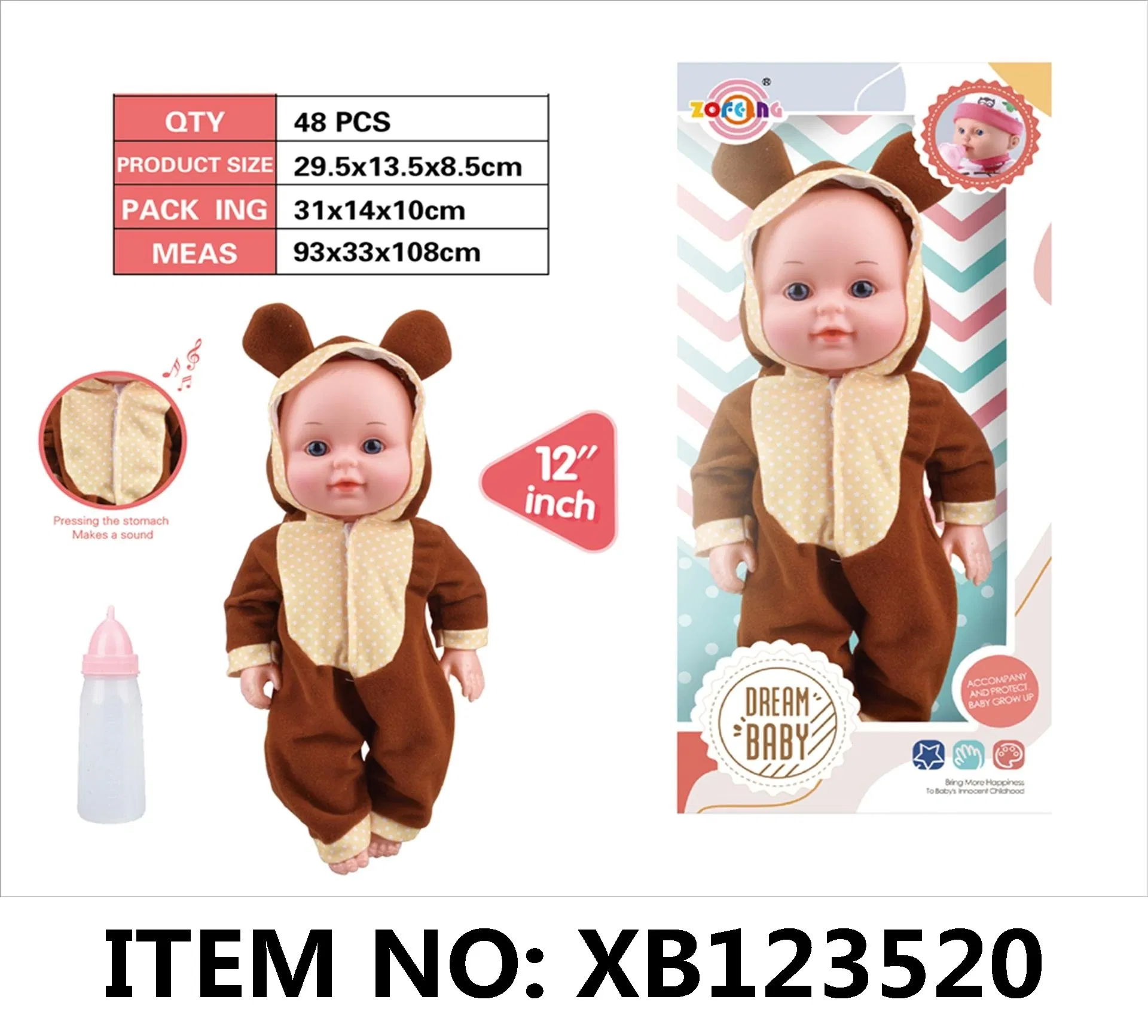 Boneco de Bebê Menino Reborn Fashionável Xinbo Interativo para Recém-Nascidos, Acessórios de Plástico para Brincadeiras em Casa Estilosas