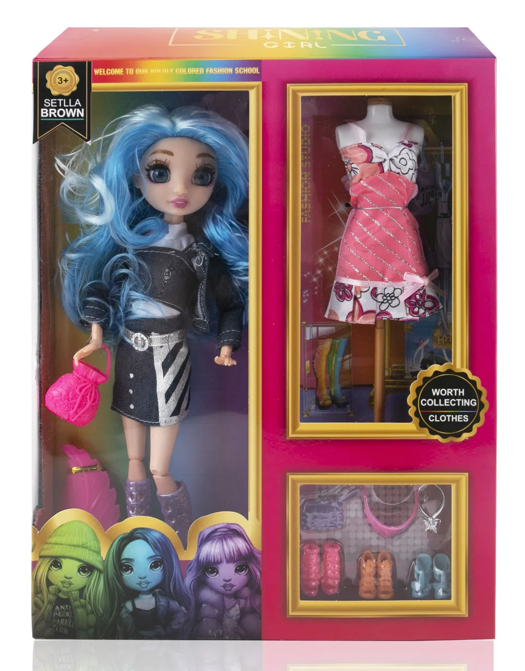 Boneca em ganga