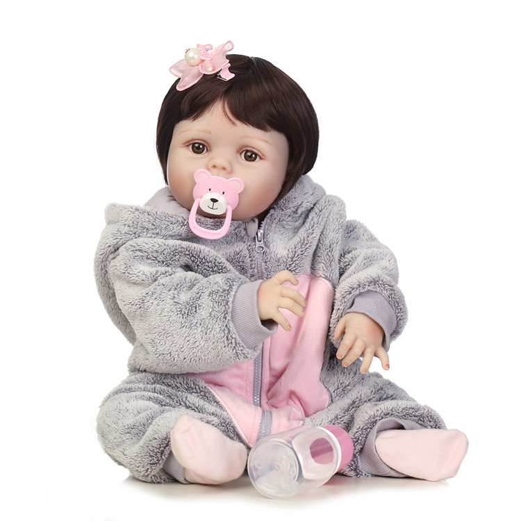 Boneca Reborn Vinyi de Silicone para Crianças Fabricada na China por Fabricante de Brinquedos de Plástico