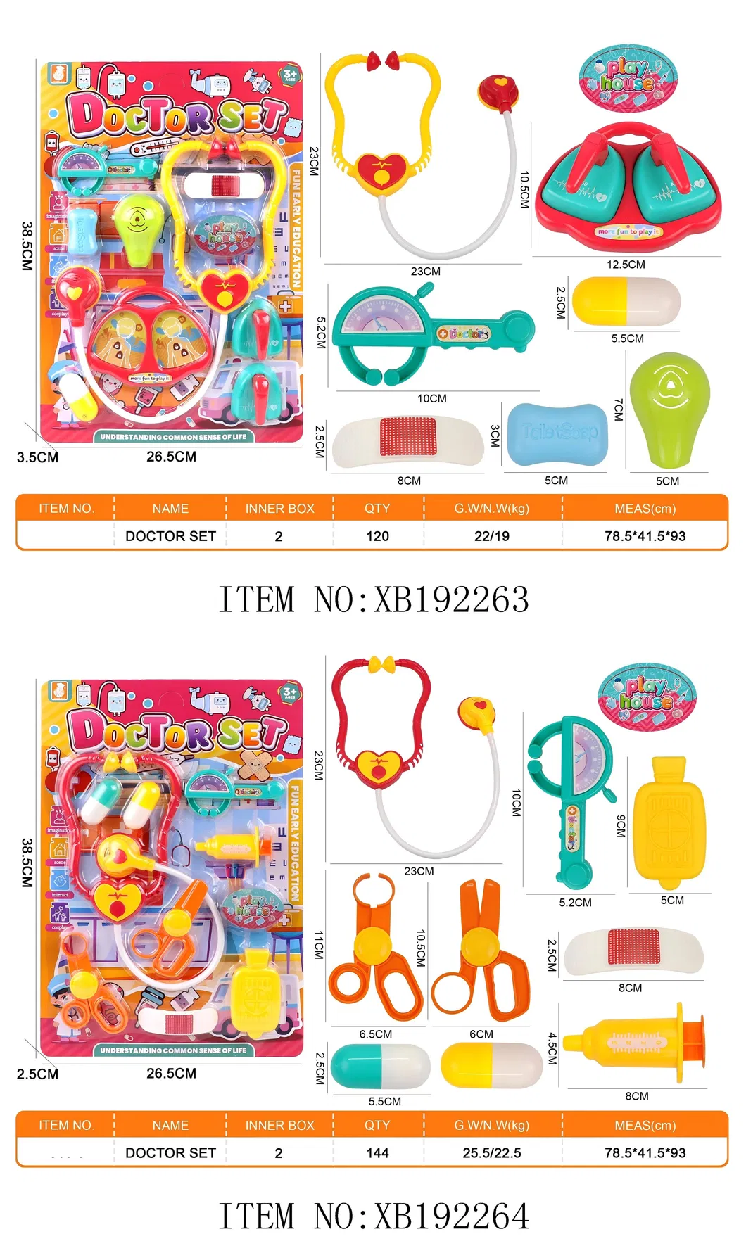 Conjunto Médico Brinquedo 3