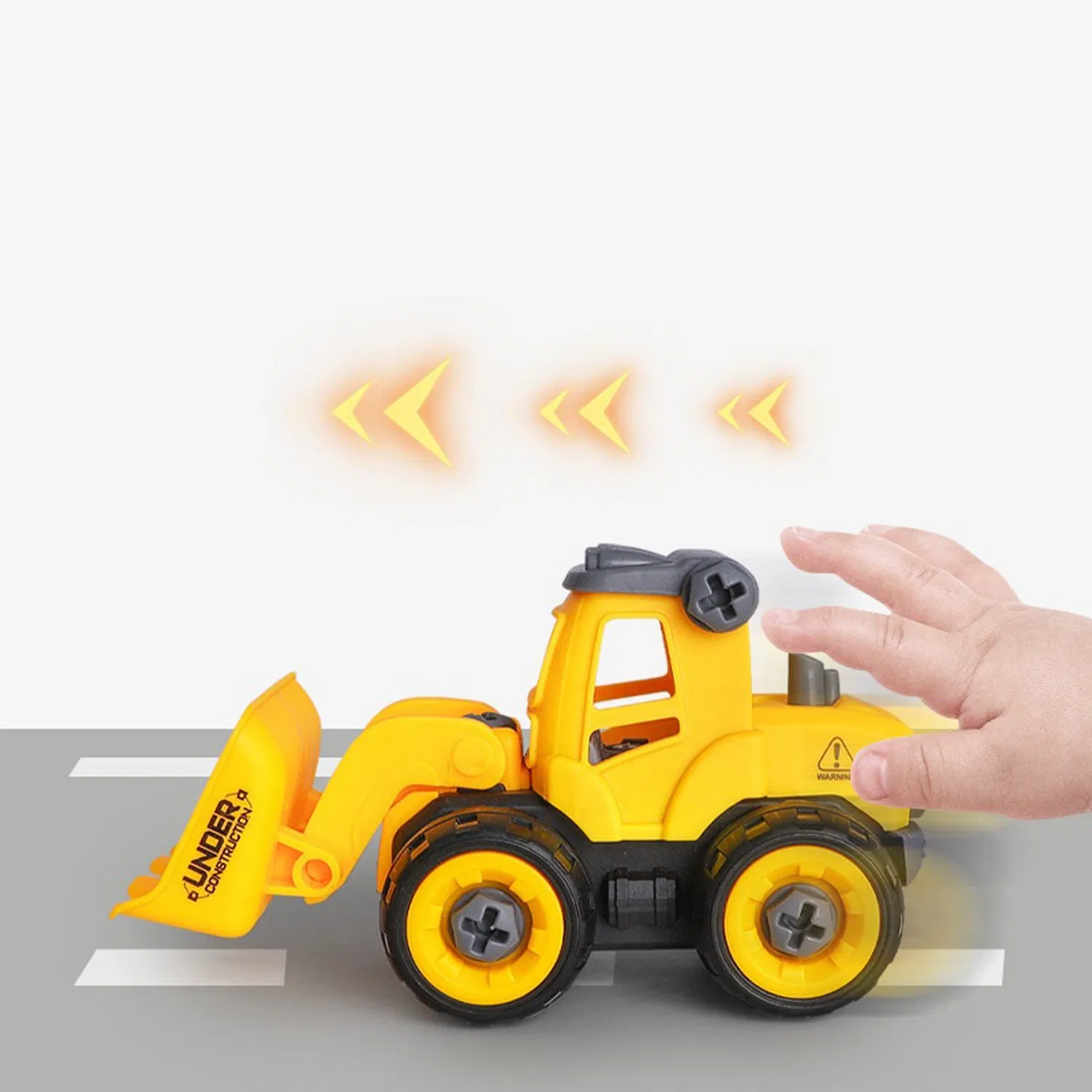 Desmontagem e Montagem de Veículos de Engenharia Brinquedo de Caminhão Basculante de Plástico
