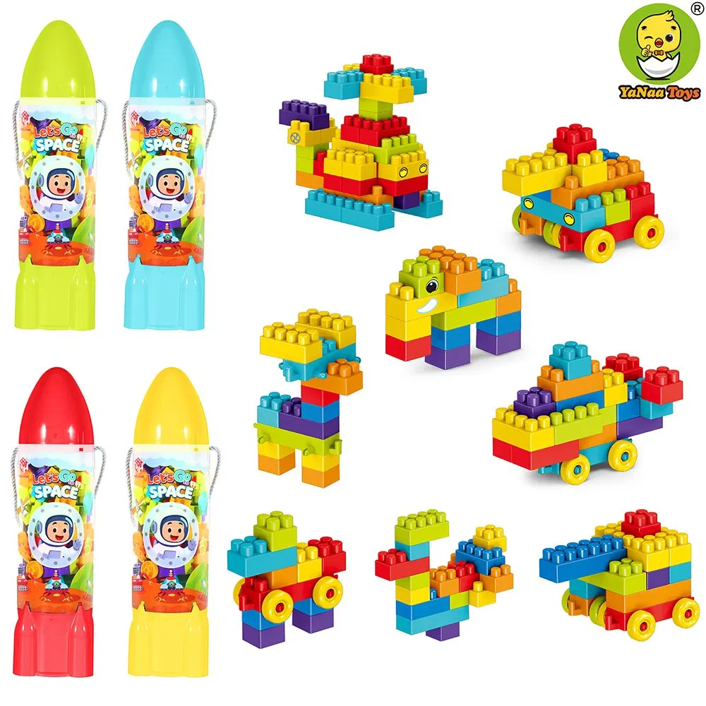 Venda Quente Atacado Brinquedos Criativos de Plástico para Crianças Presente Promocional Educacional Blocos para Primeiros Construtores para Bebês