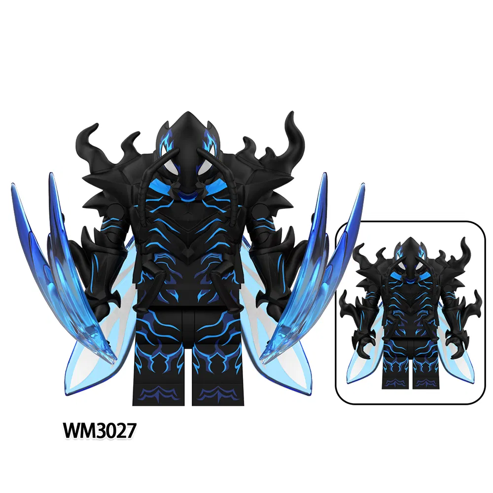 Wm6220 Wm6221 Solo Leveling Beru Cha Hae-in Sung Jin-Woo Igris Mago Tusk Bellion Anime Coreano Mini Blocos de Construção Plásticos Educativos Brinquedos para Crianças