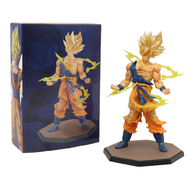 Figura de ação do anime Dragon Ball, modelo de decoração envolvente, brinquedo de plástico