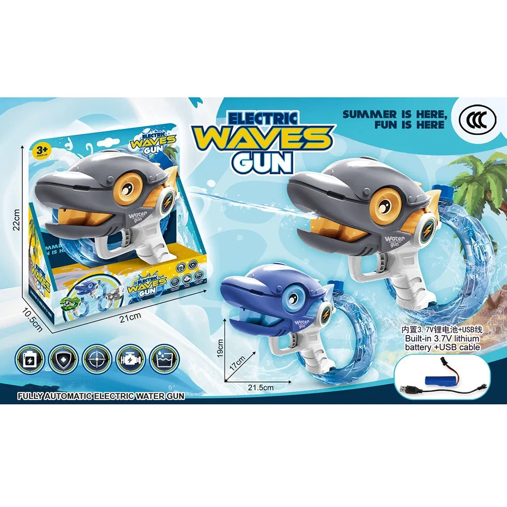 Novas Chegadas Vendas Quentes Alta Qualidade Novo Brinquedo de Plástico Presente Promocional para Crianças Brinquedo de Pistola de Água Elétrica de Dinossauro