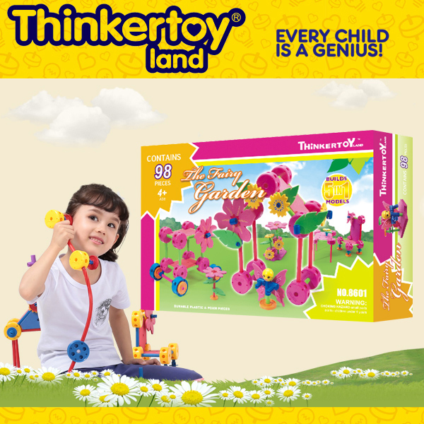 Brinquedo Educativo Mágico de Plástico Quebra-Cabeça Jardim de Flores