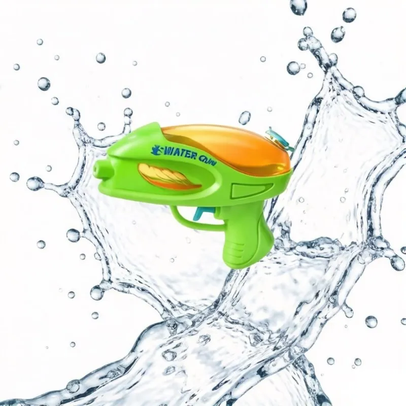 2026 Novo Estilo Mini Pistola de Água Portátil de Plástico Brinquedos de Luta com Água para Crianças ao Ar Livre no Verão Presentes Promocionais